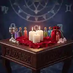 Горящие свечи и карты Таро