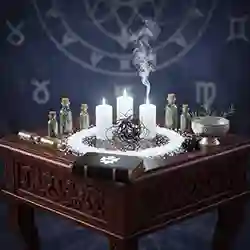 Горящие свечи и карты Таро